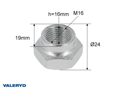 Axle nut M16x1.5 Al-Ko  [1290000]