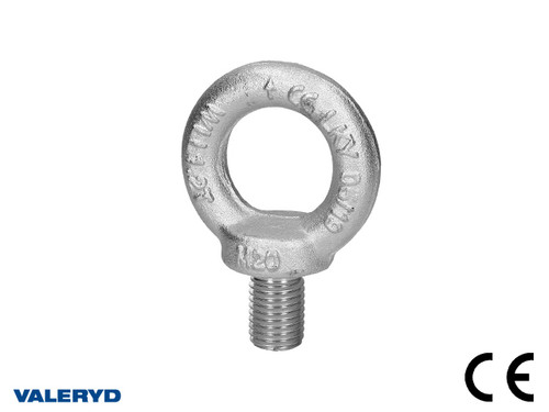 Lifting eye Bolt, DIN580, WLL 1200Kg, M20 [6510316]
