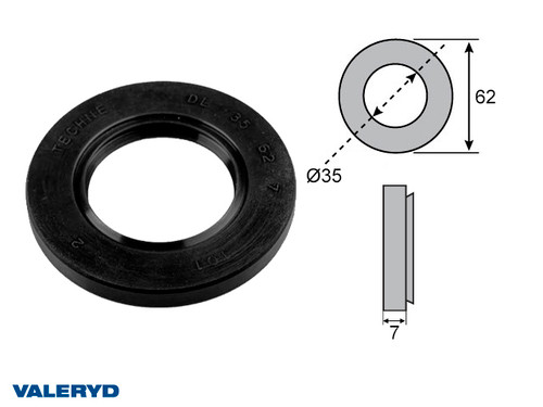 Hub seal 35x62x7 fits BPW [4010064]