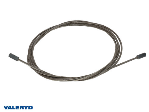 Brake cable Hahn 2000 without sleeve for axle with fastening bolts CC=1300mm [4010043]