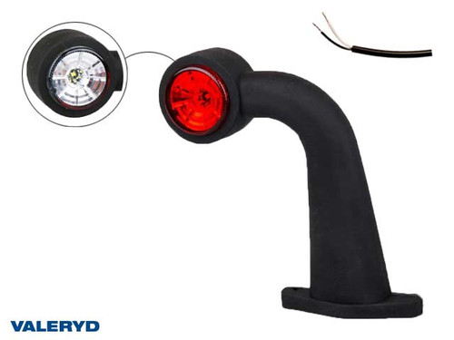 LED End outline marker Valeryd 175x170x45 white/red 12-30 V, incl. 400 mm cable , Right  [3236010]