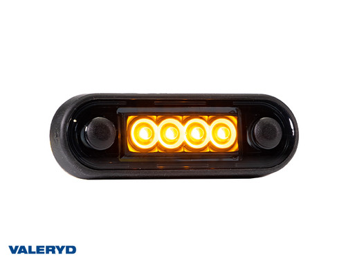 LED Side marking light Valeryd Arctic Night 84,2x27,7x12,8mm Yellow 12-36V incl. 150mm Cable [3172056]