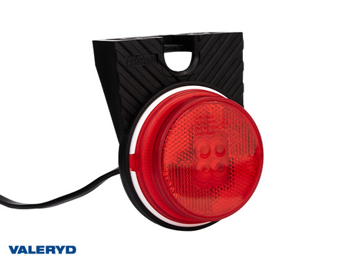 LED Position light left Ø80x118x29mm red 46cm Cable [3170033]