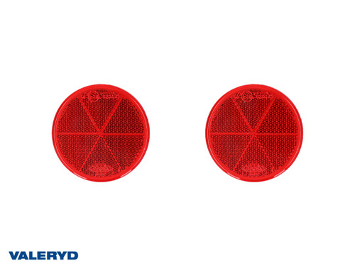 Round reflector 60 mm red self-adhesive (2 pack) [3160033]