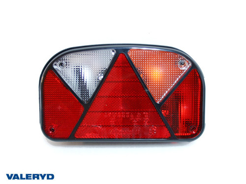 Rücklicht Aspöck Multipoint 2 rechts 240x140x52 Rückfahrleuchte, Dreiecksrefl., Kabeldurchführung