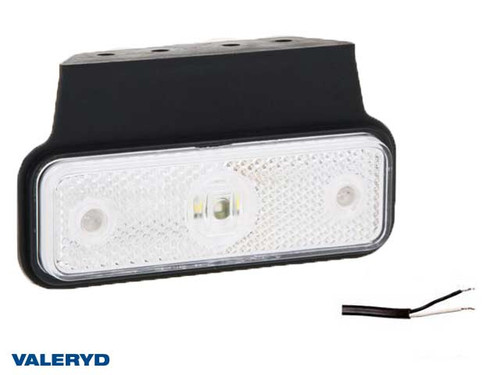 LED Position light Valeryd 118x60x30 white 12-30 V incl. 450 mm cable  [3156058]