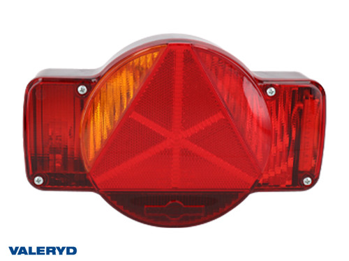 Tail light Humbaur Left 250x155x55 number plate light, fog light , Bayonet connection 5-pin  [3018008]