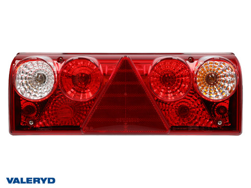 LED Tail light Aspöck Europoint II R 426x154x85mm reflector, fog light, 7 pin. AMP [3012012]