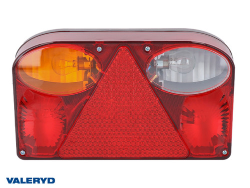 Tail light Left 238x138x55 with reversing lamp , Bayonet connection 5-pin , including bulbs  [3010089]