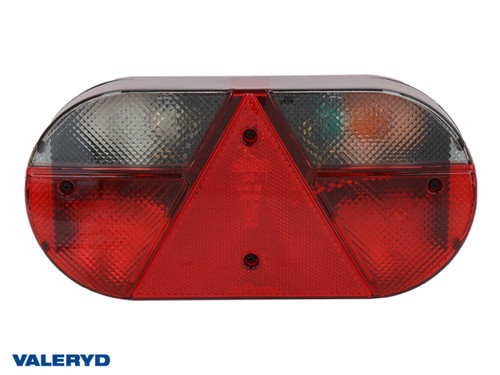 Tail light Jokon Right 283x135x60 with triangle reflector. Bayonet connection 6(5)-pin  [3010071]