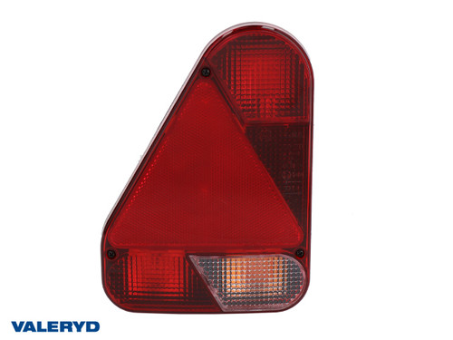 Tail light Ajba Ear Left 160x220x54 with triangle reflector. Bayonet connection 5-pin  [3010059]