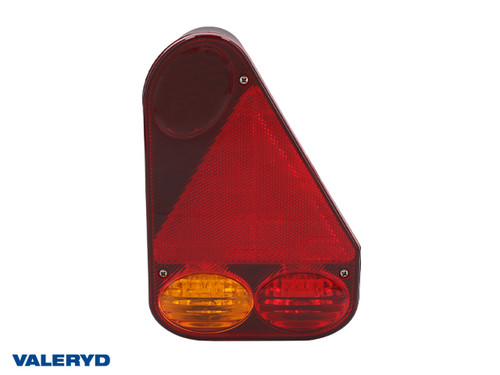 Tail light Aspöck Earpoint III Right 146x220x53 with reflector. Bayonet connection 4(5)-pin [3010051]