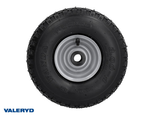 Pneumatic tyre Metal rim ; 4.10/3.50-4 (260x85 mm); 2 sliding bearing ; 20/88 mm; 200 Kg [6998002]