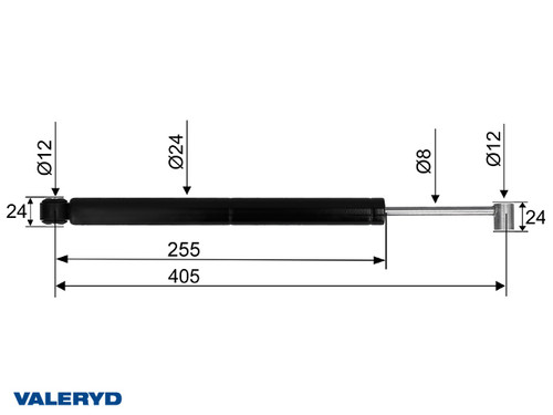 Coupling damper BPW ZAF 1,0-3 cc=405 [2380040]