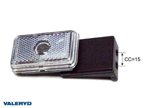 Position light Jokon Right 74x45x22.5 white with rubber bracket  [3150027]