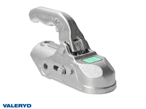 Coupling head 2700 kg Knott K27-A Ø50 mm tube , crossed hole template CC=40 mm, M12 [2295025]