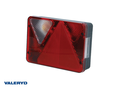 Tail light 6-function Ajba left 188.8x135x50.5mm 12V bayonett 5-pol [3010328]