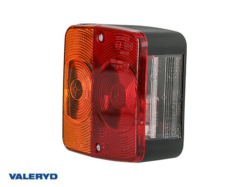 Tail light Radex 105x98x50 mm 4-function, Cable gland