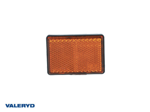 Rectangular reflector Radex adhesive orange 63x51 mm [3160161]