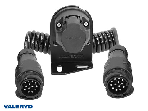 Set kabela 13-13 polova s ​​utičnicom, spiralnim kabelom i držačem