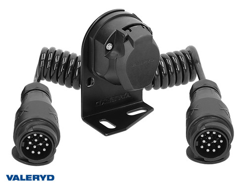 Set kabela 13-13 polova s ​​utičnicom, spiralnim kabelom i držačem