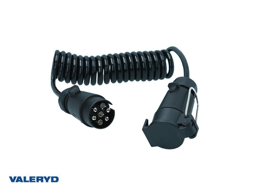 Trailer cable spiral 7-pin 1.5m [3200015]
