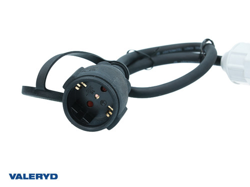 CEE adapter  3-pin CEE male-Schuko female. L= 0,35 m 240V/16A IP44 [3060006]