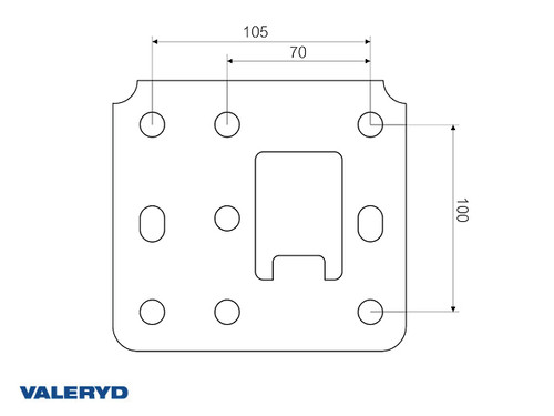 Jockey wheel Ø60 mm automatic hot galvanized 500 kg 200x55 mm [6659011]