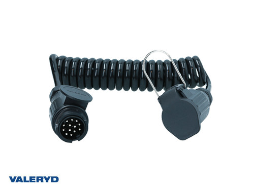 Trailer cable spiral 13-pin 1.5m [3200016]