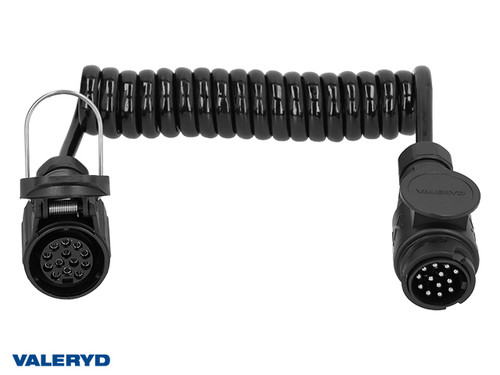 Anhängerkabel Spirale 13-polig 1,5m