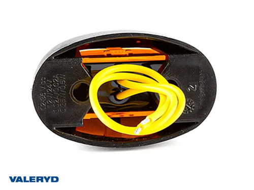 LED Side marking light Valeryd Arctic Night yellow 12-36V 0,15m kabel    
