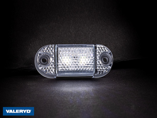 LED Position light Valeryd 65×28×18mm white 12-36V incl.150mm cable      [3170094]