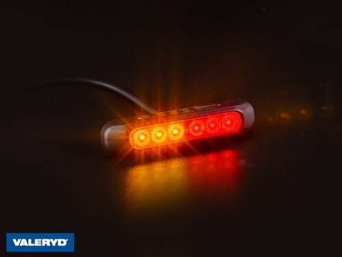Universal LED backlight Valeryd 3-function Stop/Position/Blinkers,12/24V, 1m cable