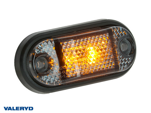 LED Side marking light Valeryd Arctic Night yellow 12-36V 0,15m cable   