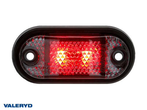 LED Position light Valeryd Arctic Night red 12-36V 0,15m cable   