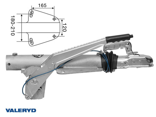 Overrun brake Peitz PAV/SR 2,0, 1300- 2000kg [2427001]