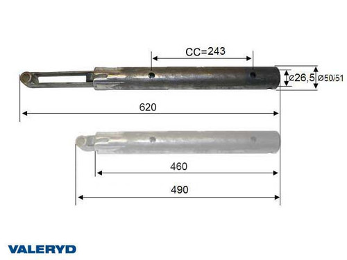 Drawtube Peitz PAV/SR 2.7 MX; ZAF 2.8-1   Ø 50mm [2107003]