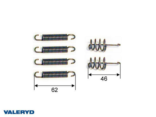 Spring set fits Knott 160x35 for 2 wheels  [4010071]
