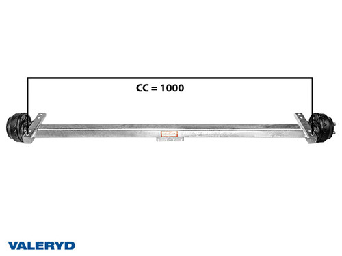 Axle Knott 1800 Kg 1000/1470  5x112 [1018700]