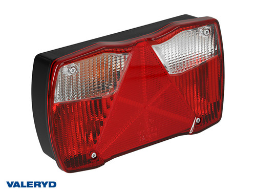 Rear light SIM Left 240x139x60.6, 5-pin bayonet, license plate light below [3010163]