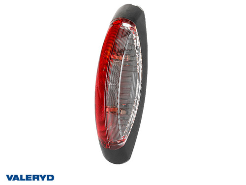 Aspöck Flexipoint II End outline marker Red/White 123x39x29.3mm  [3230011]