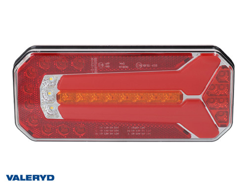 LED Tail light WAŚ R/L 236x104x49, 2m Cable