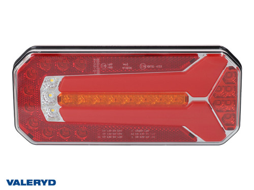 LED Tail light WAŚ Right/Left 236x104x49, 2 m Cable