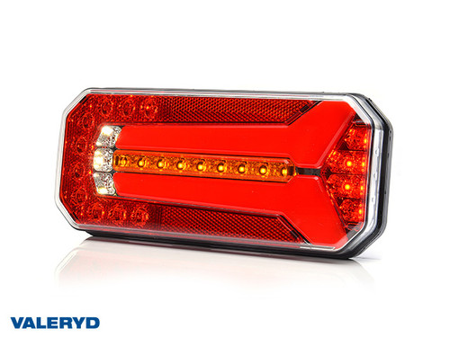 LED Tail light WAŚ Right/Left 236x104x49, 2 m Cable