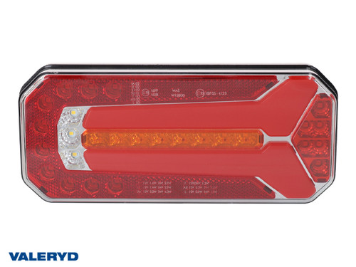 LED Tail light WAŚ Right/Left  236x104x49,  2m Cable