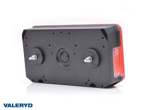 Tail light WAŚ R 242x134x58 reversing light, reflector, license plate lamp