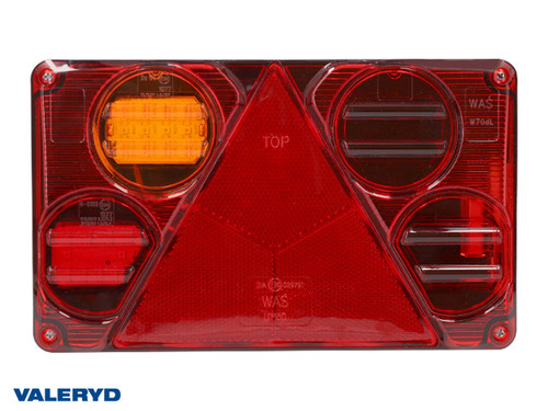 LED Tail light WAŚ L 232x142x59, 1,95 m Cable