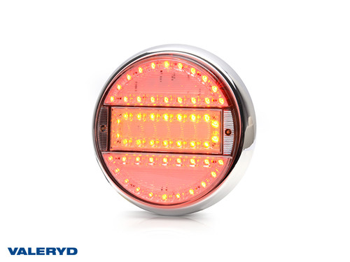 LED Tail light WAŚ R/L Ø165x25, 2 m Cable