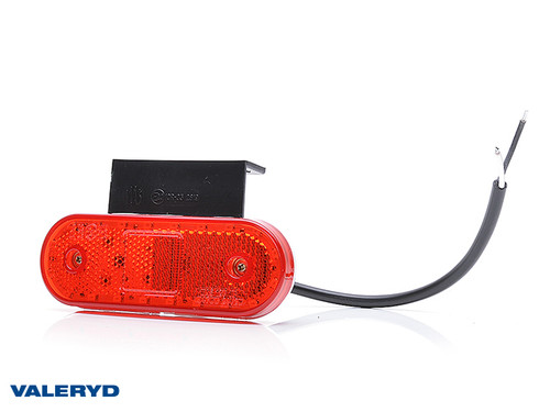 LED Position light WAŚ 114x63x40 red, 0,22 m Cable
