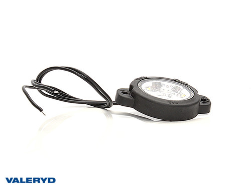 LED Position light WAŚ Ø60,5x14mm white, 0,22 m Cable [3155300]